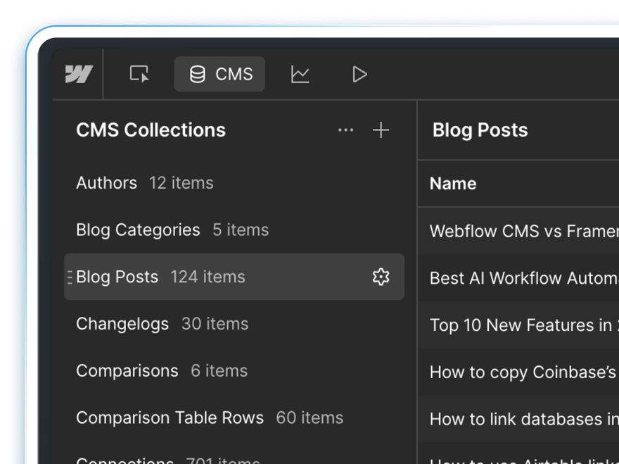 CMS setup